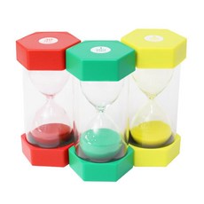 KesB 모래시계 3종세트 1558 놀이 어린이집 크리스마스 장난감 역할 소꿉, 1세트