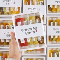 슈퍼마마 스틱청 4개입 5개입 8개입 선물세트 수제청 과일청 답례품 상견례 명절 결혼식 돌 입학식 졸업 부모님 단체선물 행사, 1세트, 50g 4개입