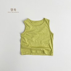 muzigougou 兒童竹節棉背心 無袖上衣