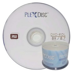 【嚴選超燒8.7GB 免運費】300片- PLEXDISC LOGO DVD R DL 8X 8.5GB燒錄片光碟片, 1套, DVD+R DL 8X