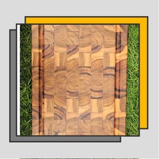 TNK WOODWORKS 柚木砧板 40x25x3cm, 1個