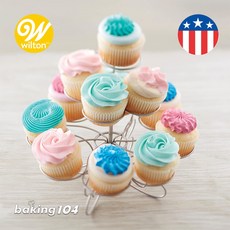 惠爾通 Wilton 杯子蛋糕架 銀色 13杯型 蛋糕展示架 甜點架, 1個