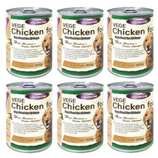 강아지통조림 대용량 닭고기 400g x 6개 강아지 습식간식 캔간식, 베게 소고기캔 400g x 6개