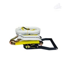 조은 화물고정 깔깔이바 자동 화물벨트, 백색 25*4M