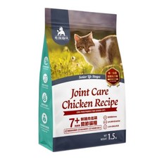 毛孩時代 關節呵護雞肉配方 Senior Life Stages 7歲以上貓糧, 1.5kg, 鮮雞肉低磷, 1個