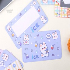 마켓다인Z 복권스크래치 스티커 복권만들기, 직사각48mm 10장, 1개