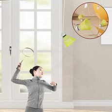 1인용 혼자 리턴콕 배드민턴 실내 연습기 홈트 유산소 다이어트 트레이닝 장난감, 1개, MOON 돌아오는셔틀콕 3개세트(야광x)