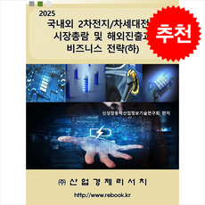 2025 국내외 2차전지/차세대전지 시장총람 및 해외진출과 비즈니스 전략 하 + 쁘띠수첩 증정, 신성장동력산업정보기술연구회, 산업경제리서치