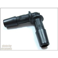 小白的生活工場 EJ BLACK Nylon 2分 L 型轉接頭, 1個