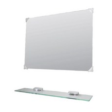 台灣製造 無銅防霧化妝鏡 橫掛60x45cm 橫橫兩掛 除霧鏡 附平台 50x70 80x60