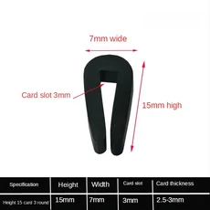 1/2/3/5/10M 검정색 고무 가장자리 스트립 U 섹션 안티 오일 씰 실드 인클로저 내부 너비 0.5-10mm 높이, 05 1 Meter, 09 7 x 15mm