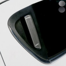 [주주파츠몰] 쉐보레 스파크 외부 2열 도어캐치 알루미늄 커버 호환 용품, 2열도어캐치(카본)