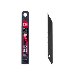 델리 30도 블랙 컷터날 소 10개입 칼날 78003, 단품
