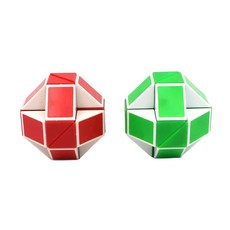 꿈꾸는비 접이식 스네이크 큐브 수학놀이교구, 레드