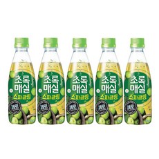 초록매실 스파클링 제로, 350ml, 5개