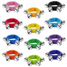 링벨 손목벨 핸드벨 어린이용 12색 종소리 12개 세트 화려한 악기 타악기