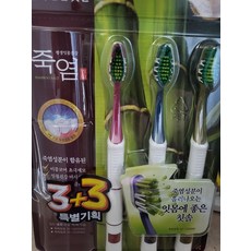 죽염 초극세모 시린이 전문칫솔 6입 1개