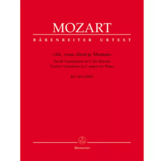 莫札特 C大調十二鋼琴變奏曲《小星星變奏曲新編附指法》, C大調十二鋼琴變奏曲