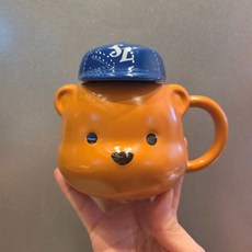 스타벅스 베어리스타 캡 머그 350ml + 쇼핑백 세트 KBO콜라보, 1개, 삼성라이온즈
