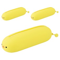 푸니라보 스마트핏 누워있는 펜파우치, 병아리, 3개