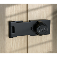 GAPINO 비밀번호 도어락 열쇠필요없는 경첩형 락커룸 사물함 자물쇠, 1개