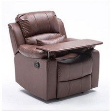 네일샵 전동 리클라이너 1인용 소파 겸체어 다기능 다리높이 조절 가죽 차분한 그레이, 패키지 A, 10.갈색