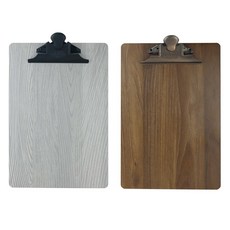 力大牌 ABEL GORGEOUS-GIZMO 木紋板夾, 1個, A5,胡桃+古銅夾