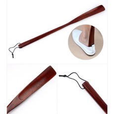 음식점 식당 신발장 벽면걸이 구두 운동화 뒤꿈치 원목 주걱, 대