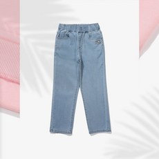 휠라키즈 레귤러핏 데일리 데님 팬츠 바지 FK2PTE3107X