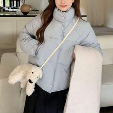 숏패딩 크롭패딩 오버핏 경량 가벼운 패딩 점퍼 푸퍼 exg+87518cc