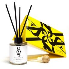 우디센티 프리미엄 천연 디퓨저 세트 (디퓨저+리드스틱+우드볼), 1개, 150ml, #5. 바닐라로 물든 노을