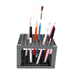 붓 수납 붓통 케이스 96홀 건조대 미술 브러시 붓건조 pic+85239ro