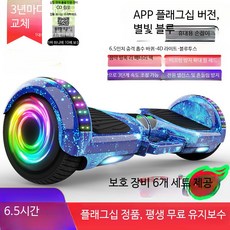 전동 스쿠터 균형 자전거 스마트 전동차 평행형 승용완구 전동 스쿠터, 1개, 6.5인치 플래그십 앱 별하늘 36V