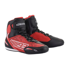 Alpinestars MM93 Austin RIDING SHOES 防摔短靴, 紅黑白, EU 40.5