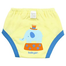 베이비앙 무형광 아기코끼리 배변훈련팬티(3중방수), M, 1개