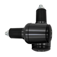 1쌍 오토바이 진동 알루미늄 엔드 방지 그립 플러그 핸들, Bla, 1개