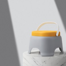 비비드한 베인 핸들링 욕실의자 3size, 베인 핸들링 스툴(소-오렌지)