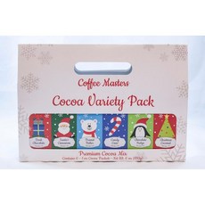 핫코코아 비건 아이스초코 가루 채식 식 코코아 크리스마스 품종 팩 6개 선물 세트, 핫코코아 비건 아이스초코 가루 채식 식 코코아 크리스마