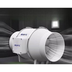 무소음환풍기 덕트팬 화장실 배기 주방 환기팬 가정용, 10인치 리모콘 250mm