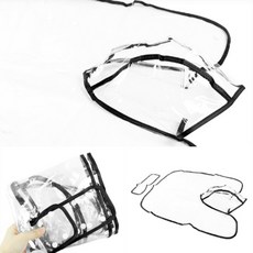 마켓주하 투명 강아지우비 중대형견 1개, XL