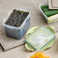 이지앤프리 눅눅방지 습기제거 다용도 김보관용기 1L 2p, 2개