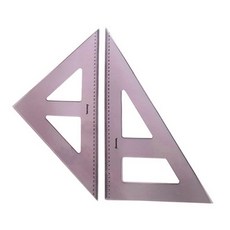 송화)유선삼각자(45cm), 상세페이지 참조, 1개