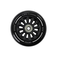 스턴트스쿠터 바퀴 스쿠터휠 scooter wheels 슬램스쿠터 정품 교체 바퀴 1개입 Abec9 베어링 포함 360호환 일반적인 스쿠터에 교체가능, 검정, 1개