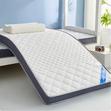 손님 매트 수면 자취 접이식 자취방 기숙사 바닥용, 1cm, 다이아몬드 패턴 화이트 6cm