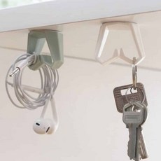 주방 다용도 조리기구 걸이 부착식 고리 수납용 2P 986000ea (개), 본상품