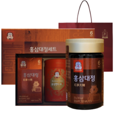 正官庄 紅蔘大精禮盒+禮盒袋, 1組