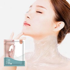 비닐 넥마스크 목주름 넥케어팩 목 비닐팩 100매입, 1개, 100