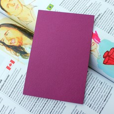 페이퍼포레스트 컬러 무지엽서 캘리그라피 20개, 08.자주(20매입), 1개