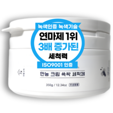 생활상회 스텐 연마제 찌든때 탄냄비 기름때 물때 제거제 쓱싹 만능 클리너, 1세트, 350g
