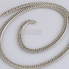 스트리트 스타일 다이킨체인 힙합목걸이-화이트OCaja7+9tXE